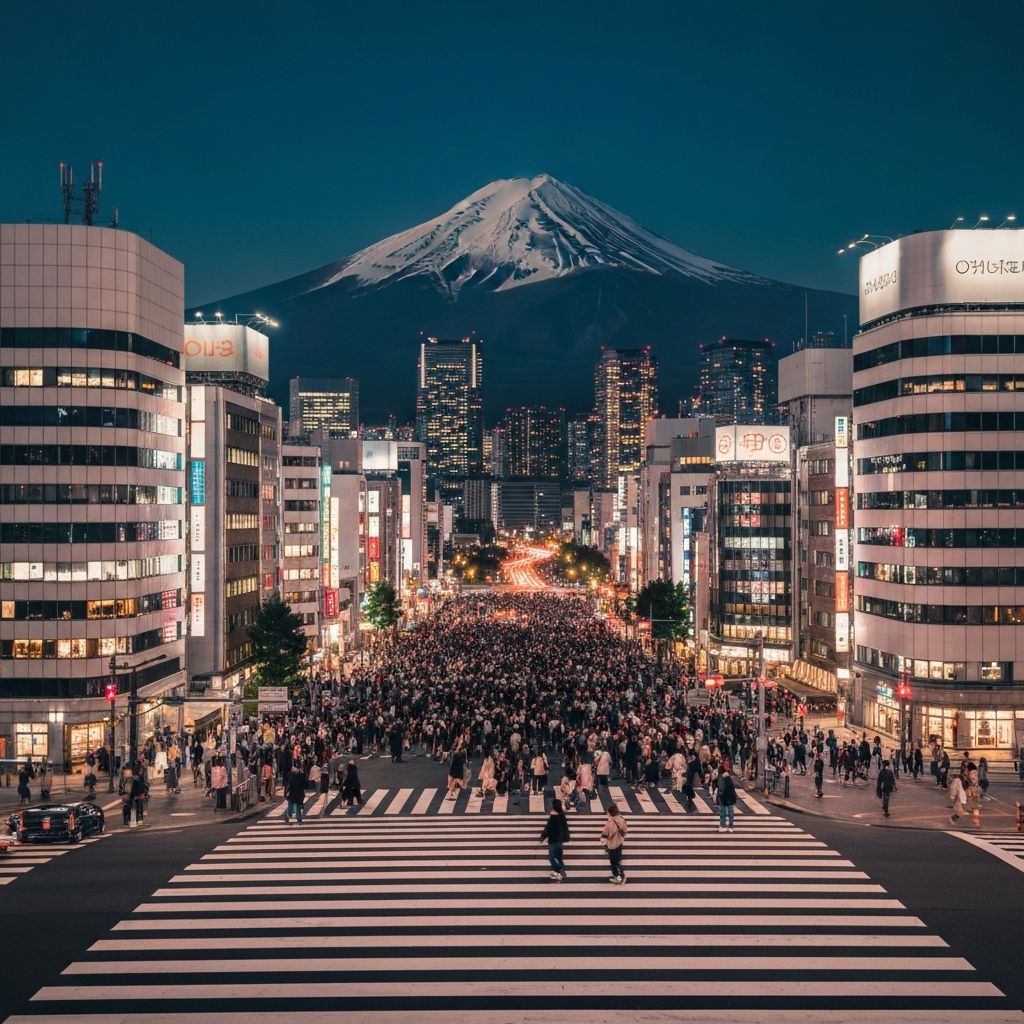 Tokyo, Japan skyline